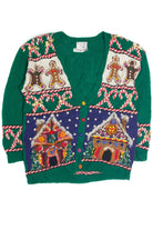 Vintage Green Ugly Christmas Cardigan 62360