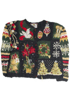 Vintage Black Ugly Christmas Cardigan 59902