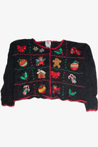 Vintage Black Ugly Christmas Cardigan 59908