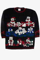 Vintage Black Ugly Christmas Sweater 62748