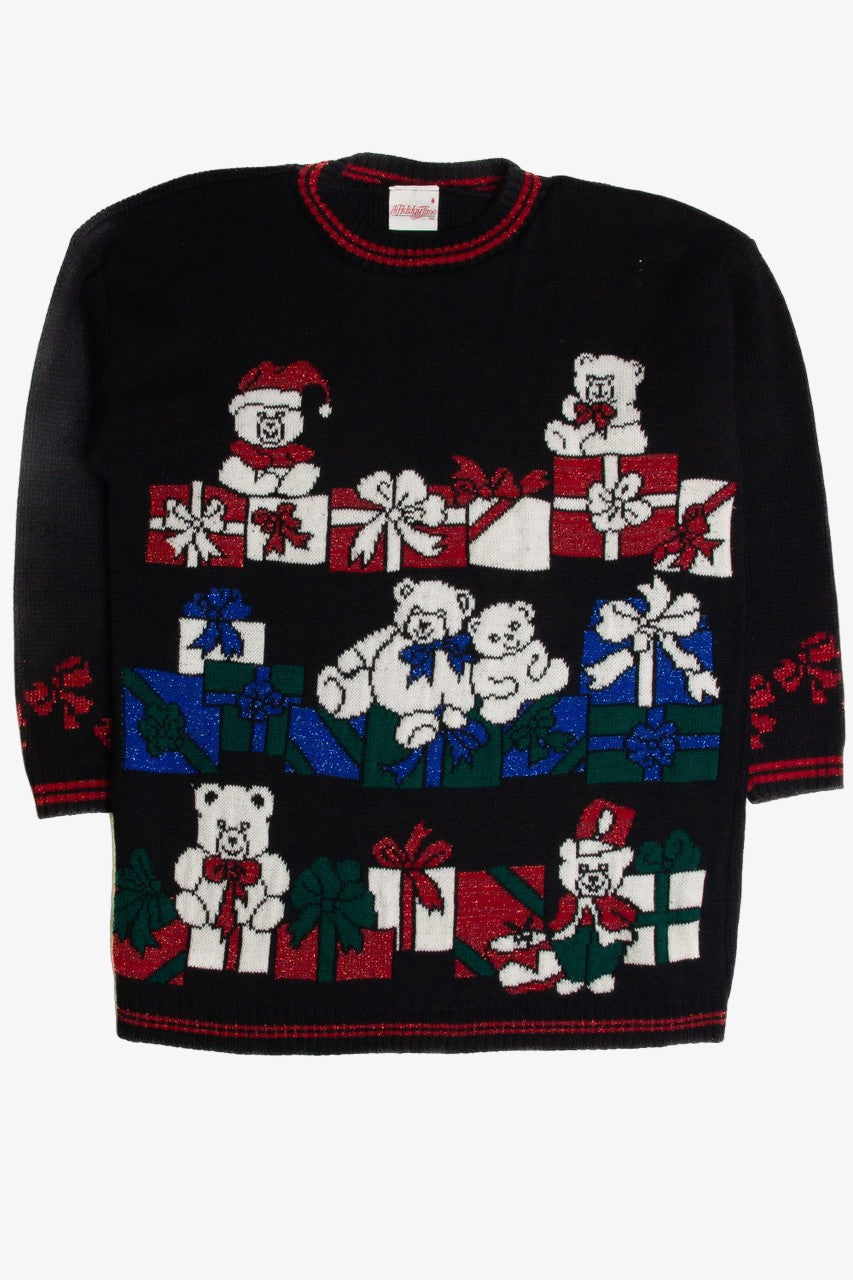 Vintage Black Ugly Christmas Sweater 62748