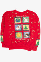 Vintage Red Ugly Christmas Sweatshirt 60996