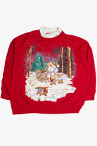 Vintage Red Christmas Sweatshirt 62534