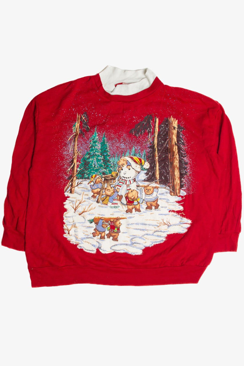 Vintage Red Christmas Sweatshirt 62534