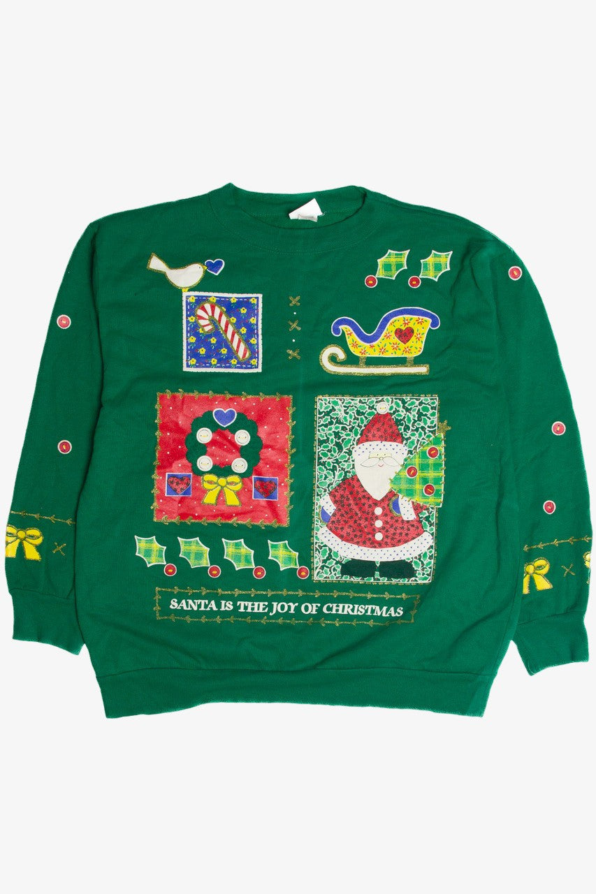 Vintage Green Ugly Christmas Sweatshirt