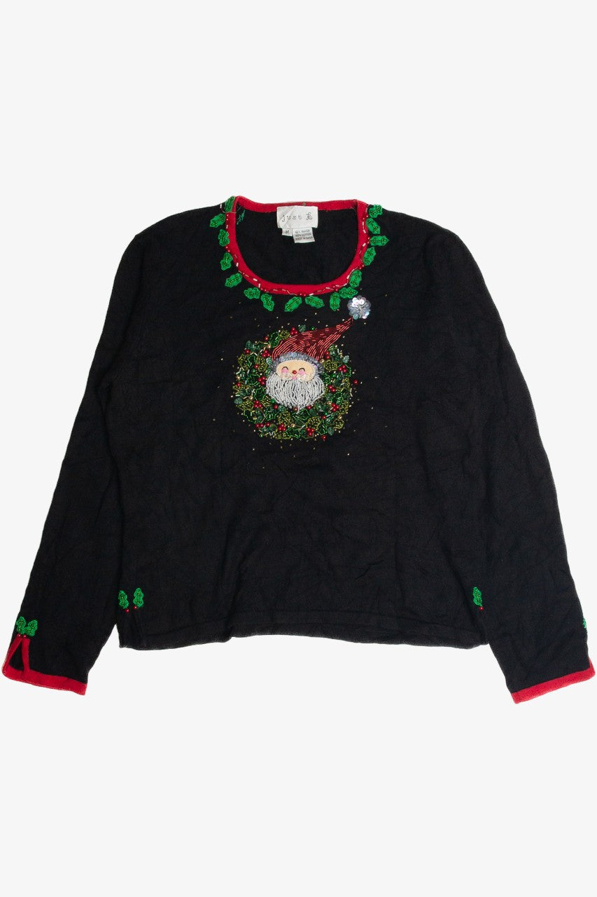 Vintage Black Ugly Christmas Sweater 59583
