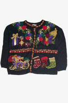 Vintage Black Ugly Christmas Cardigan 59898