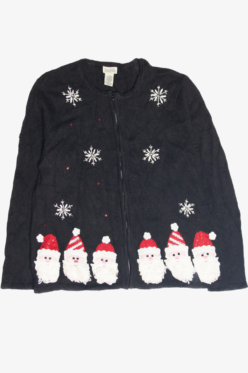 Vintage Black Ugly Christmas Cardigan 63162