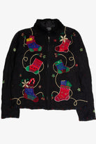 Vintage Black Ugly Christmas Cardigan 59653