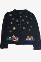 Vintage Black Ugly Christmas Cardigan 59698