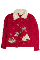 Vintage Red Ugly Christmas Cardigan 62853