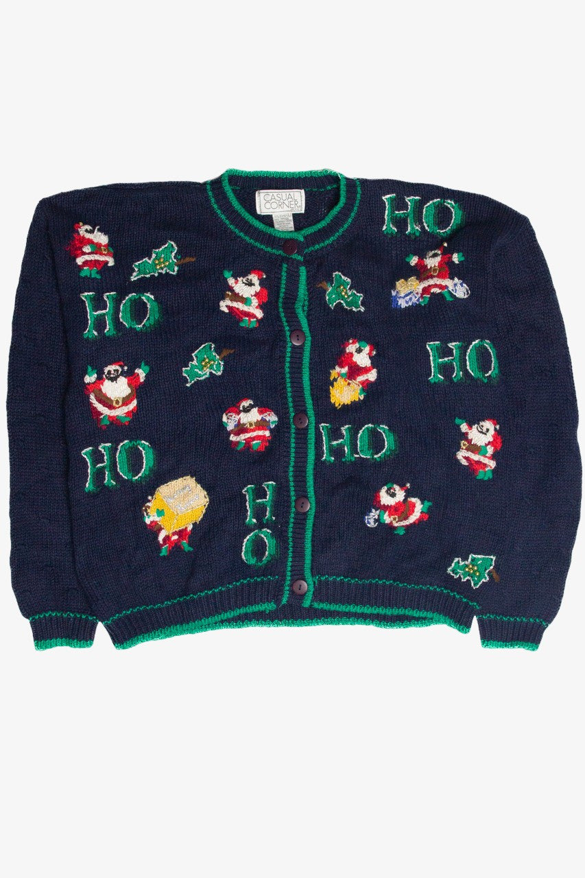 Vintage Blue Ugly Christmas Cardigan 63353