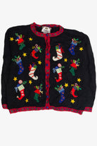 Vintage Black Ugly Christmas Cardigan 62576