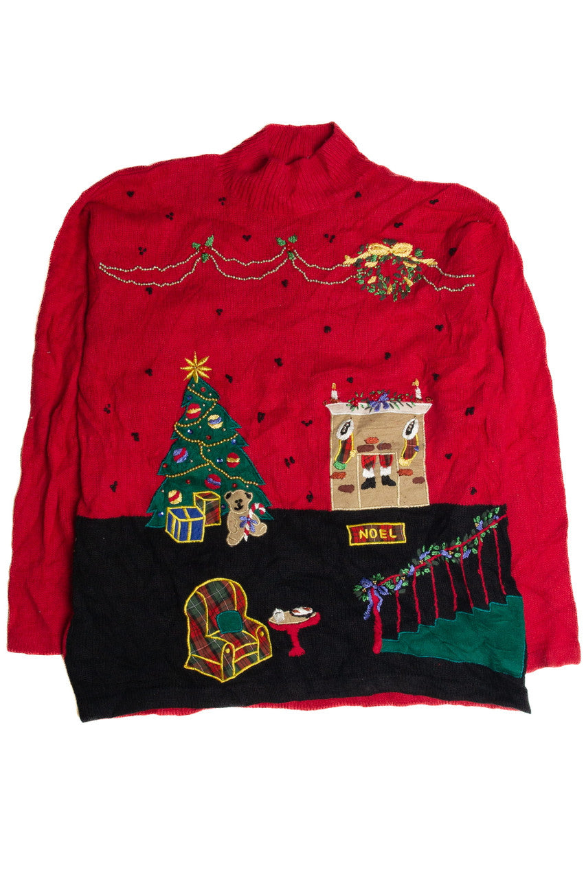 Vintage Red Ugly Christmas Sweater 62894