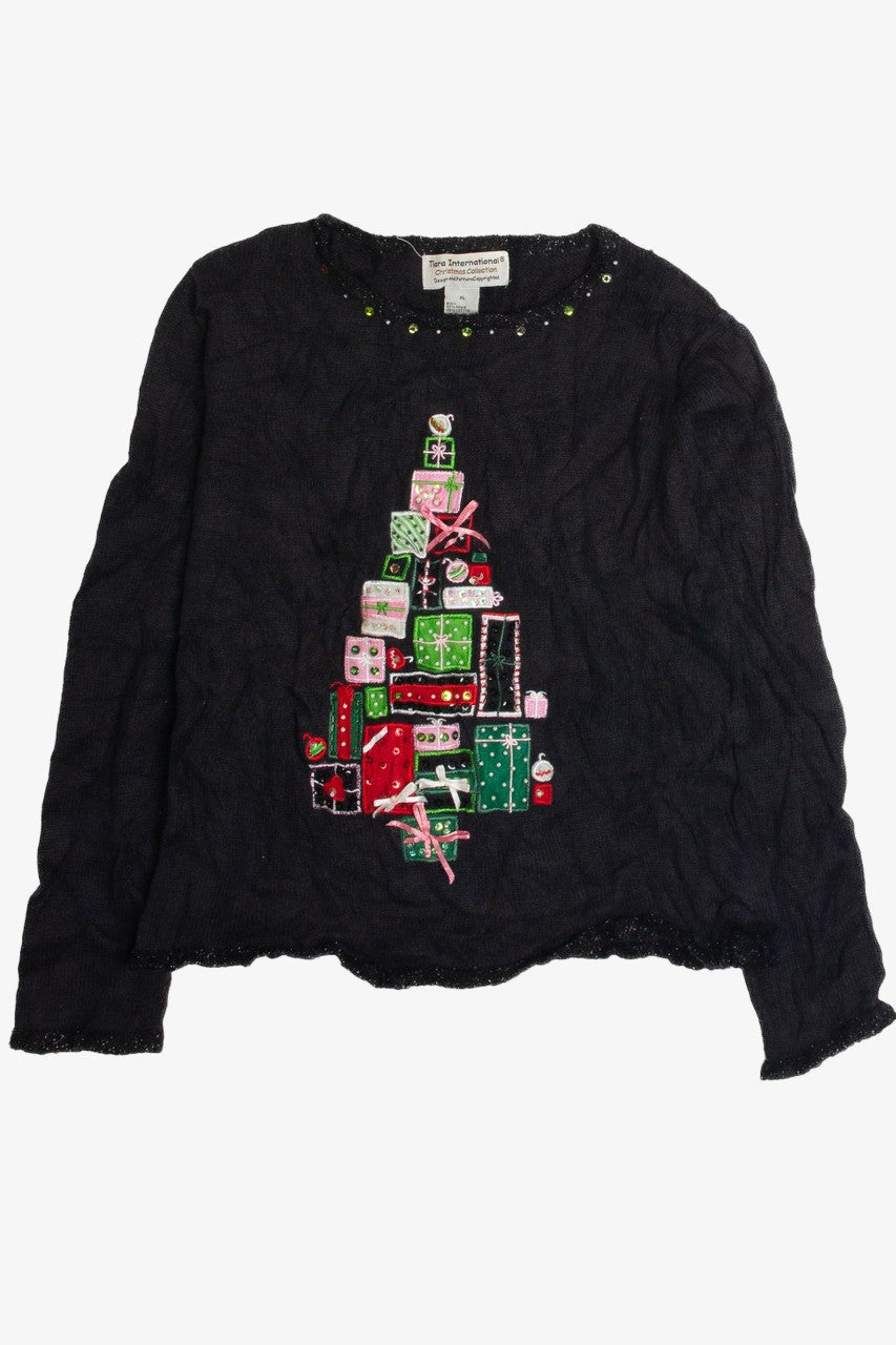 Vintage Black Ugly Christmas Sweater 59617