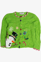 Vintage Green Ugly Christmas Cardigan 59953