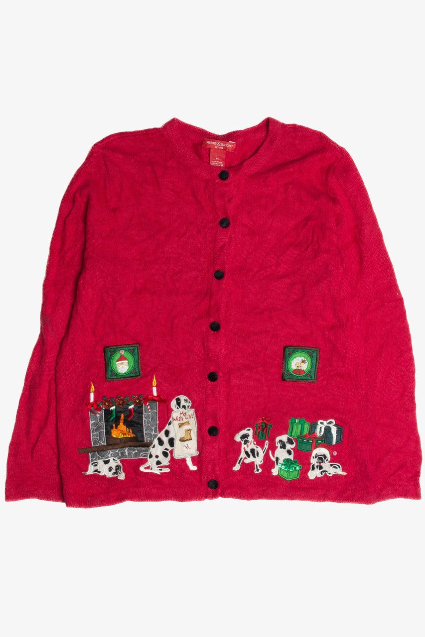 Vintage Red Ugly Christmas Cardigan 62572