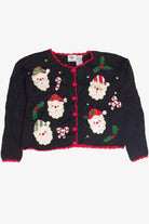Vintage Black Ugly Christmas Cardigan 63386