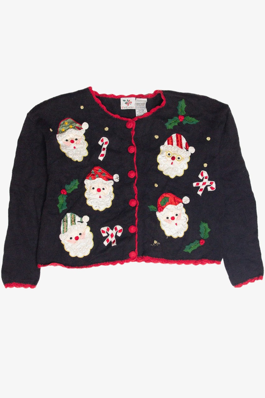 Vintage Black Ugly Christmas Cardigan 63386