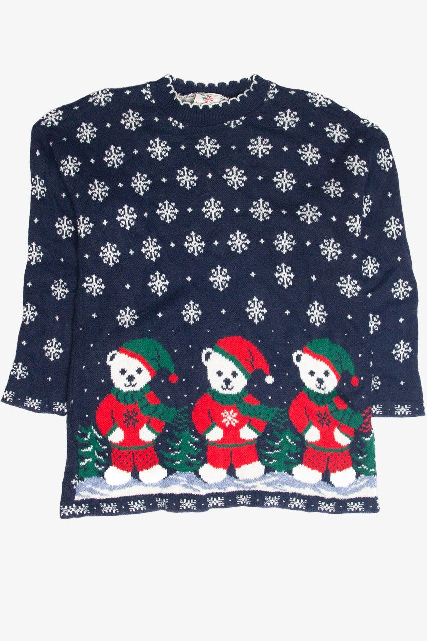 Vintage Blue Ugly Christmas Pullover 63330