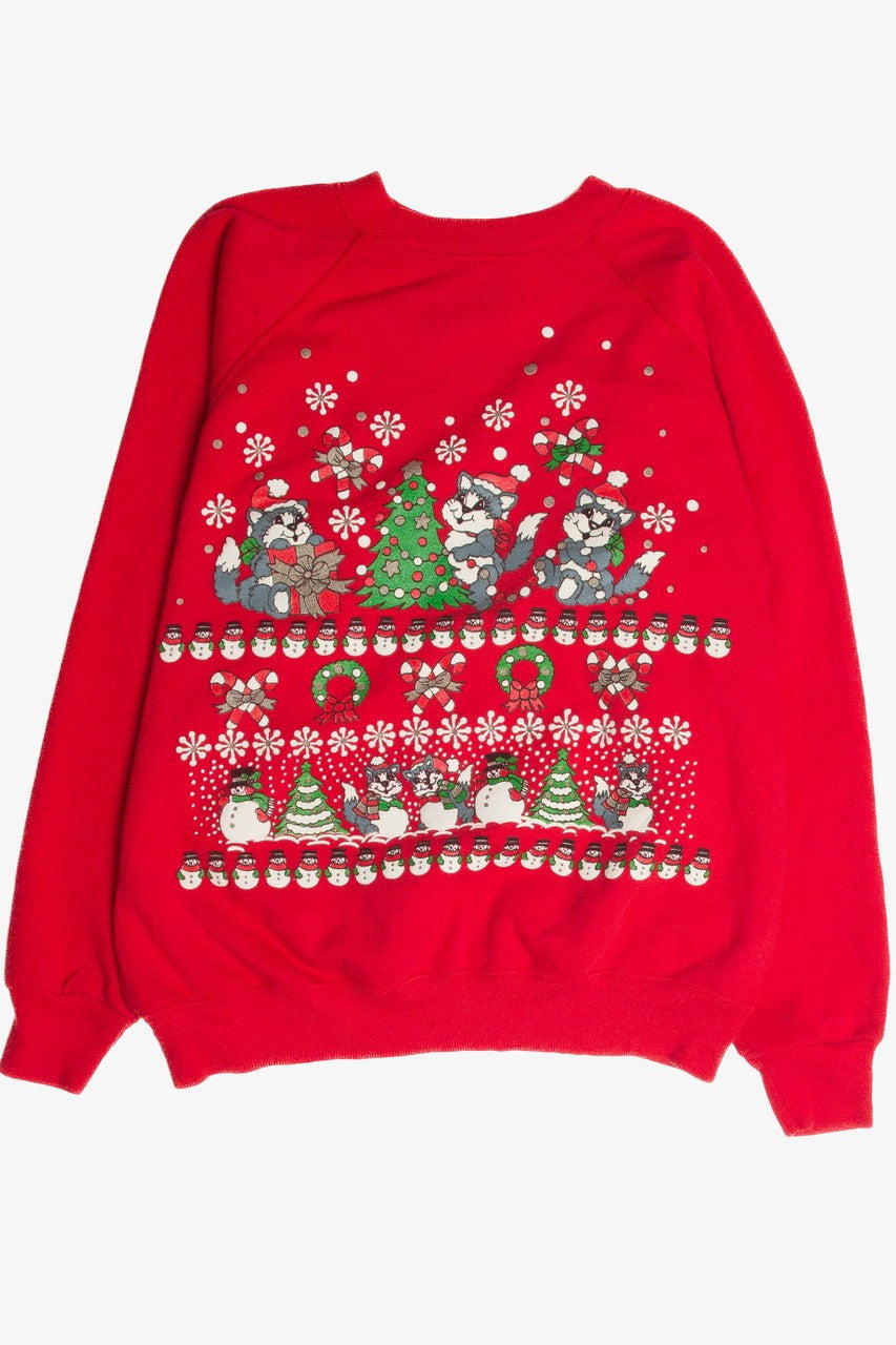 Vintage Red Ugly Christmas Sweatshirt 60925