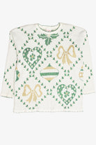 Vintage White Ugly Christmas Pullover 63358