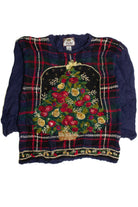 Vintage Blue Ugly Christmas Sweater 62901
