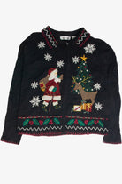 Vintage Black Ugly Christmas Cardigan 59911