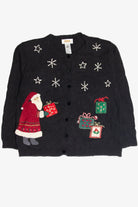 Vintage Black Ugly Christmas Cardigan 63136
