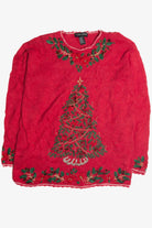 Vintage Red Ugly Christmas Sweater 62437