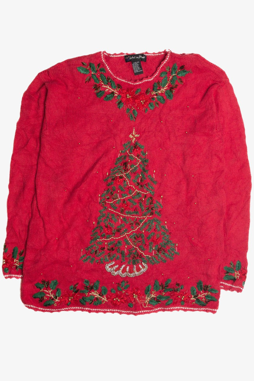Vintage Red Ugly Christmas Sweater 62437