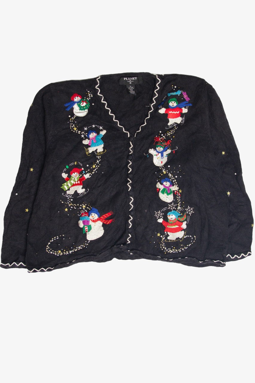 Vintage Black Ugly Christmas Cardigan 63111