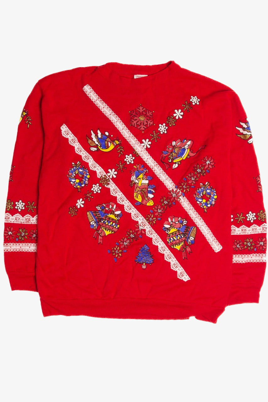 Vintage Red Christmas Sweatshirt 62530