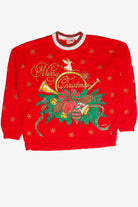 Vintage Red Holiday Sweatshirt (1992)