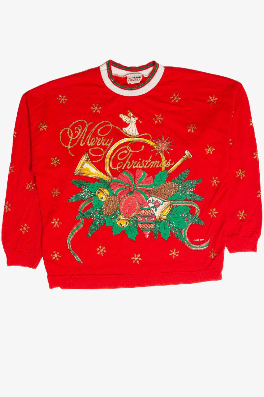Vintage Red Holiday Sweatshirt (1992)