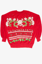 Vintage Red Holiday Sweatshirt 63059