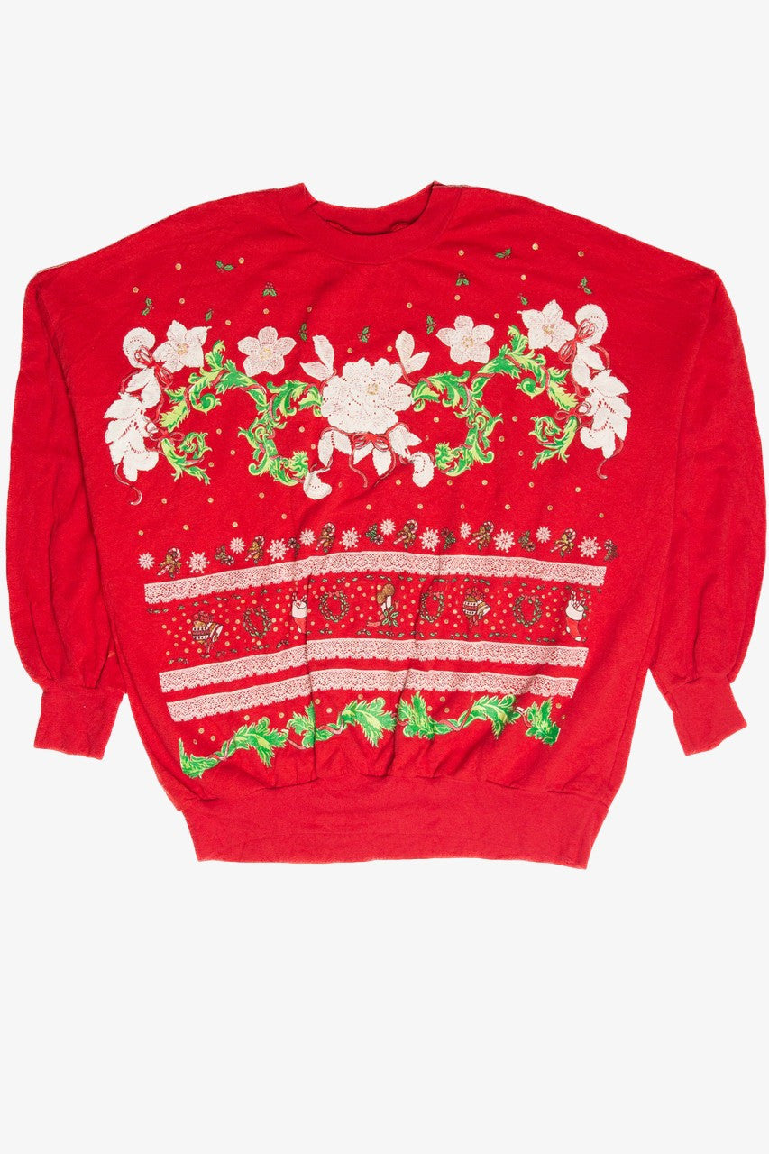 Vintage Red Holiday Sweatshirt 63059