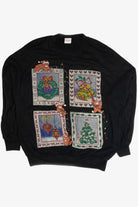 Vintage Black Christmas Sweatshirt 62494