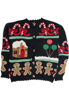 Vintage Black Ugly Christmas Cardigan 62353