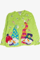 Vintage Green Ugly Christmas Cardigan 59909