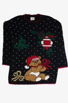 Vintage Black Ugly Christmas Sweater 62824