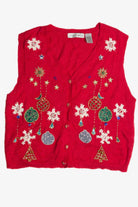 Vintage Red Ugly Christmas Vest 62595