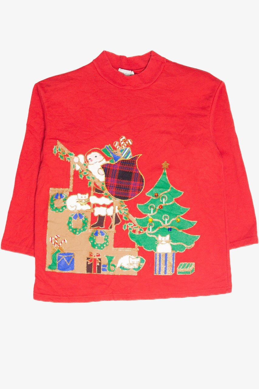 Vintage Red Holiday Sweatshirt 63078