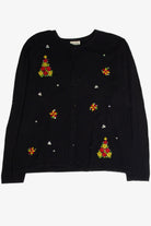 Vintage Black Ugly Christmas Cardigan 62687