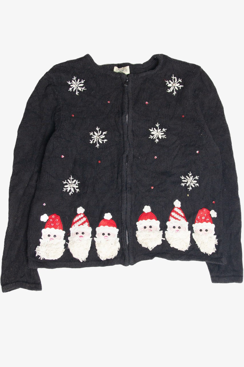 Vintage Black Ugly Christmas Cardigan 63138