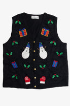 Vintage Black Ugly Christmas Vest 62285