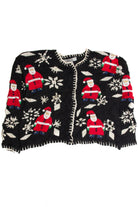 Vintage Black Ugly Christmas Cardigan 62869