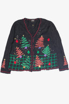 Vintage Black Ugly Christmas Cardigan 63106