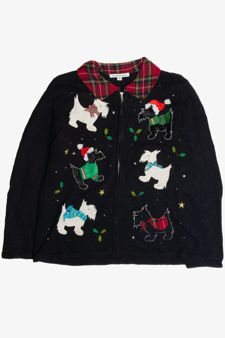 Vintage Black Ugly Christmas Cardigan 59745