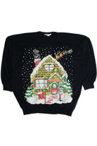 Vintage Black Christmas Sweatshirt 62533